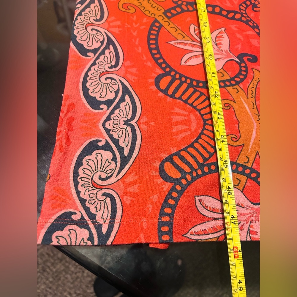 FARM Rio Orange and Blue Patterned Midi Dress - Picture 13 of 13